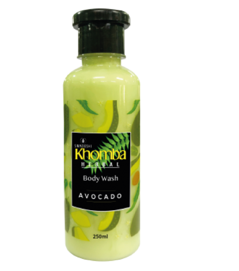 khomba herbal avocado body wash