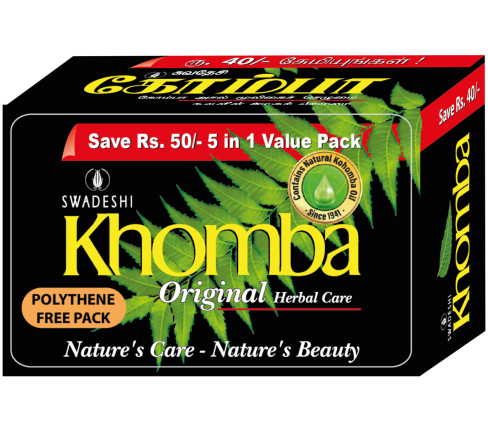 swadeshi khomba 5 in 1 economic soap pack 1